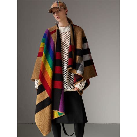 burberry pride poncho|Burberry ponchos on sale.